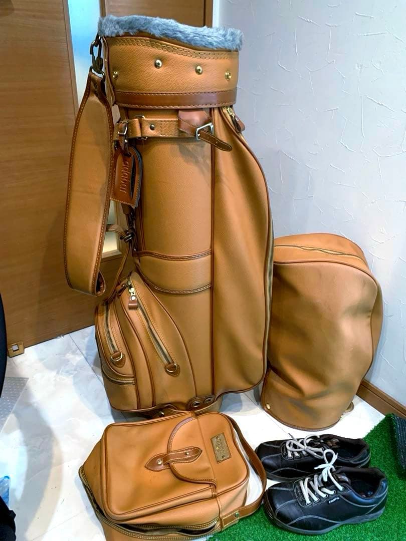 良品　高級モデル　アダバット　キャディバッグ　シューズケース　メンズレディース