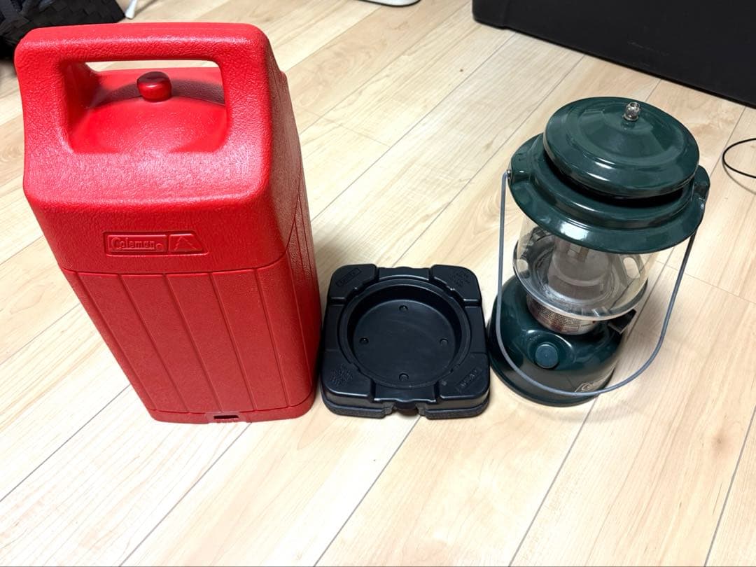 Coleman Powerhouse 290Aコールマン ランタン 赤ケース付き