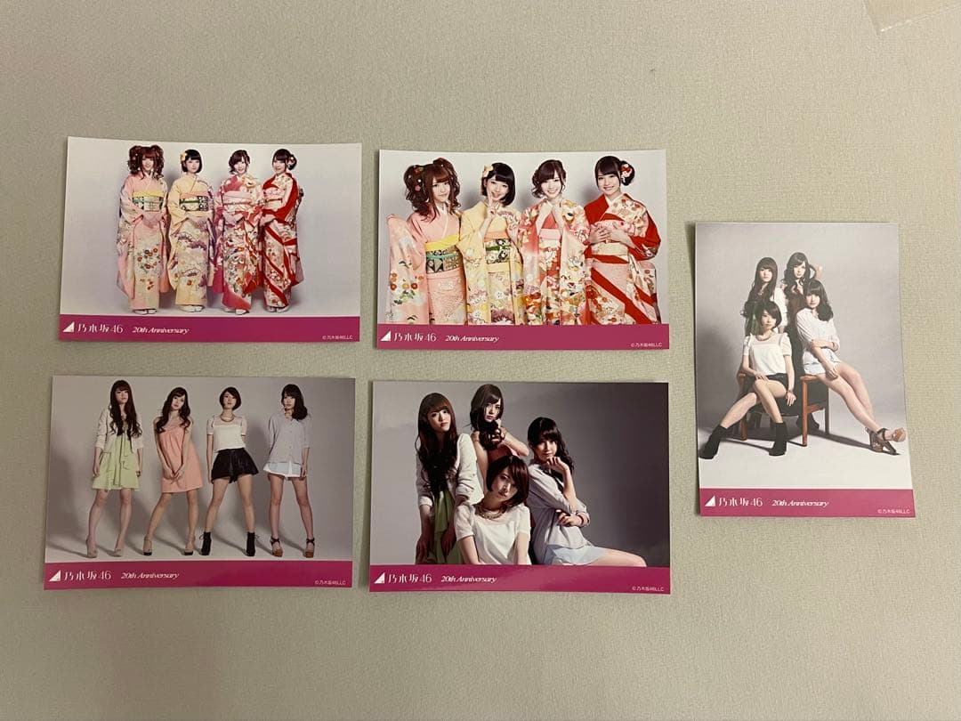 乃木坂46 白石麻衣、橋本奈々未、松村沙友理、衛藤美彩生写真 5枚セット