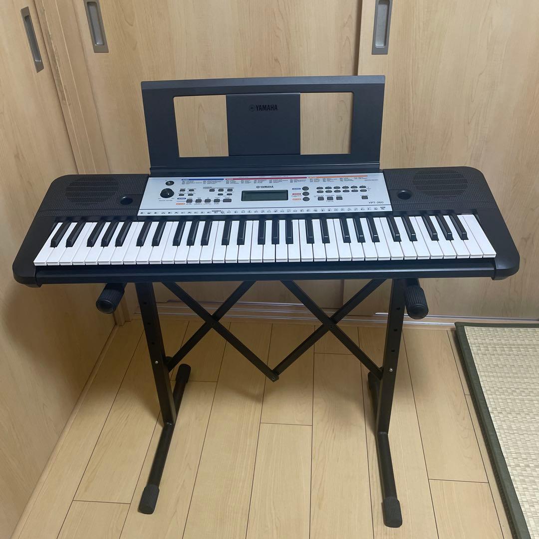 Yamaha 61鍵キーボード　ヨーロッパ　ピアノス電子ピアノ　スタンドセット