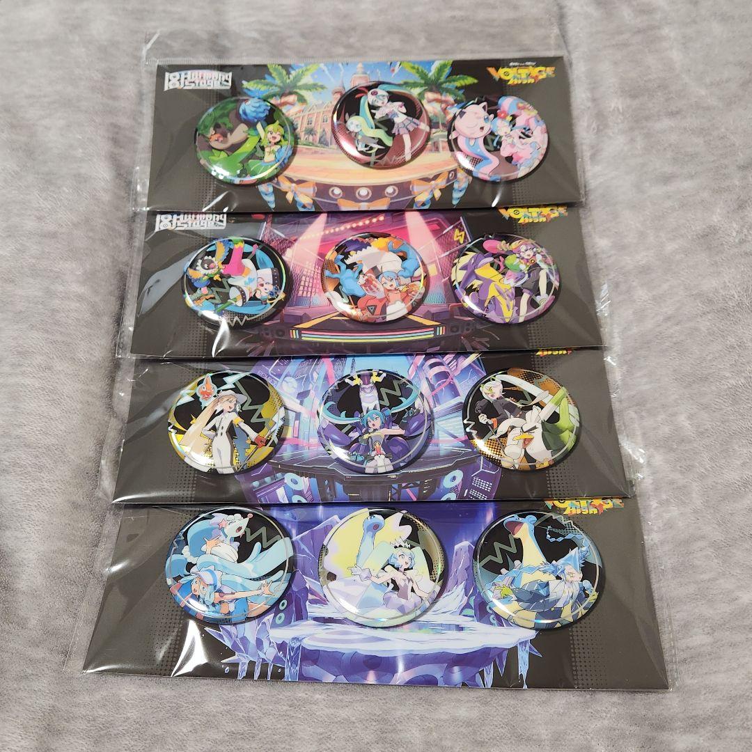 ポケミク ポケモン×初音ミク 缶バッジ Harmony Stage 3種×4個