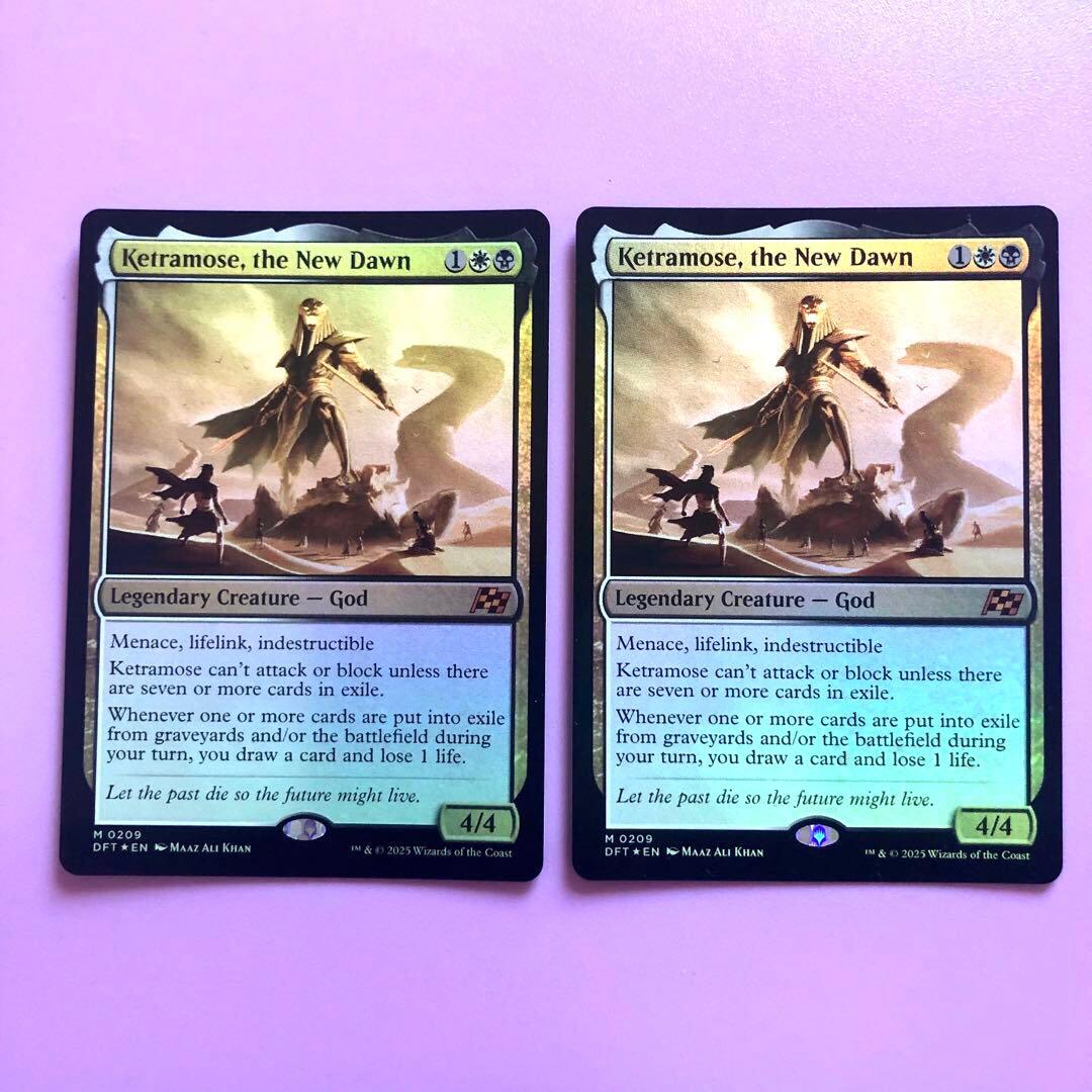 MTG　DFT　新たな夜明け、ケトラモーズ　英語版　foil ２枚