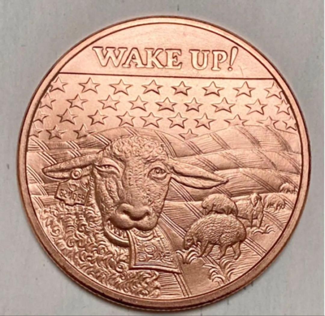 【４枚おまとめ】WakwUp とFUGIO 銅貨