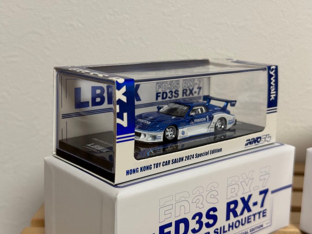 INNO64 1/64 FD3S RX-7 LB-SUPER 2台セット