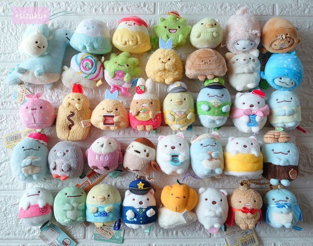 【新品〜美品・38体】すみっコぐらし てのりぬいぐるみ まとめ売り
