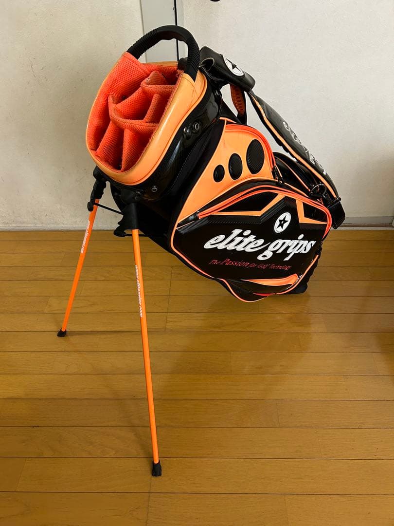 専用。elite grips ゴルフバッグ・キャディバッグ　カバー無し