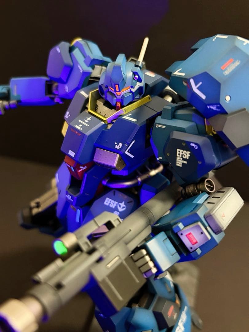 HG グスタフカール00型　全塗装完成品　台座付属