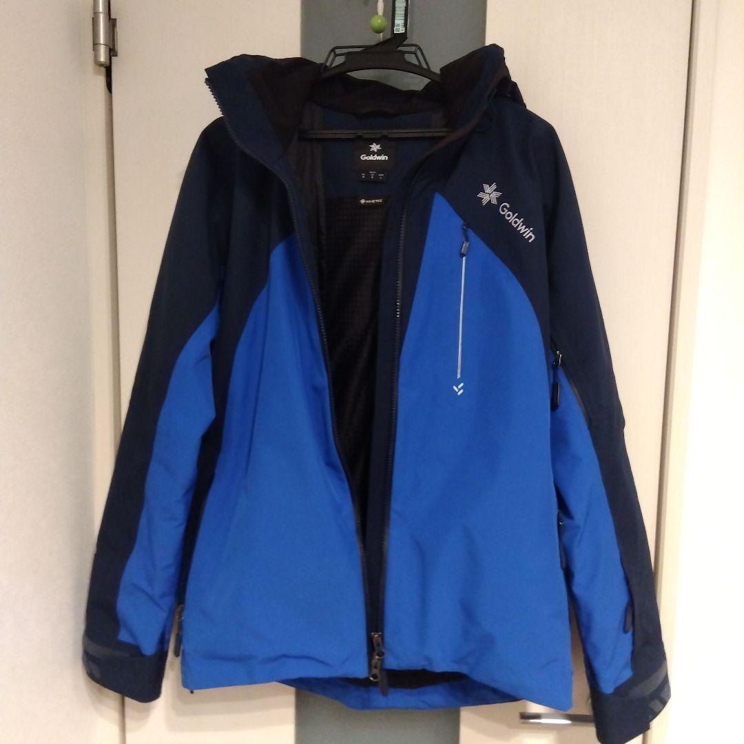 Goldwin GORE-TEX スキーウェア L青/ネイビー