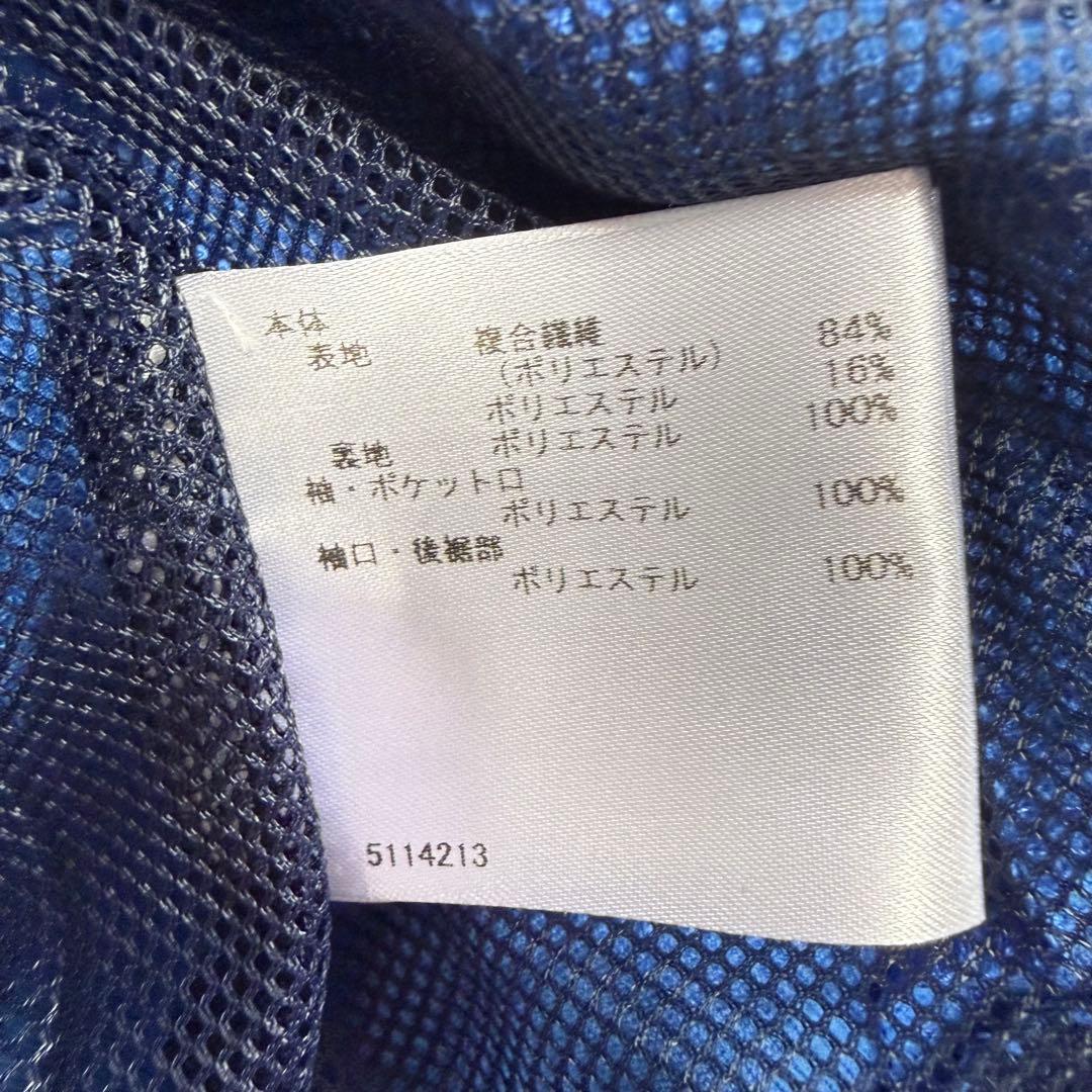 【マンシングウェア】極美品 ジップジャケット ノーカラー Lサイズ レディース