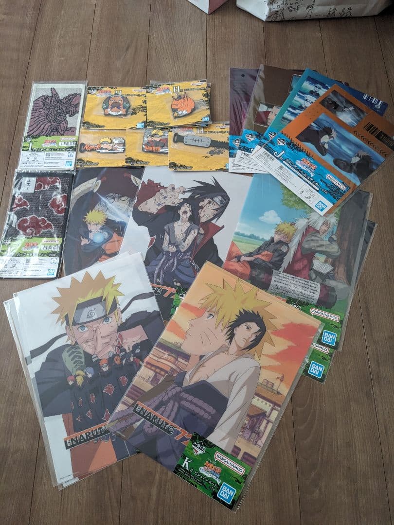 1番くじ　NARUTO ラストワン賞とD賞とG賞5つとキミマロフィギュア+下位賞