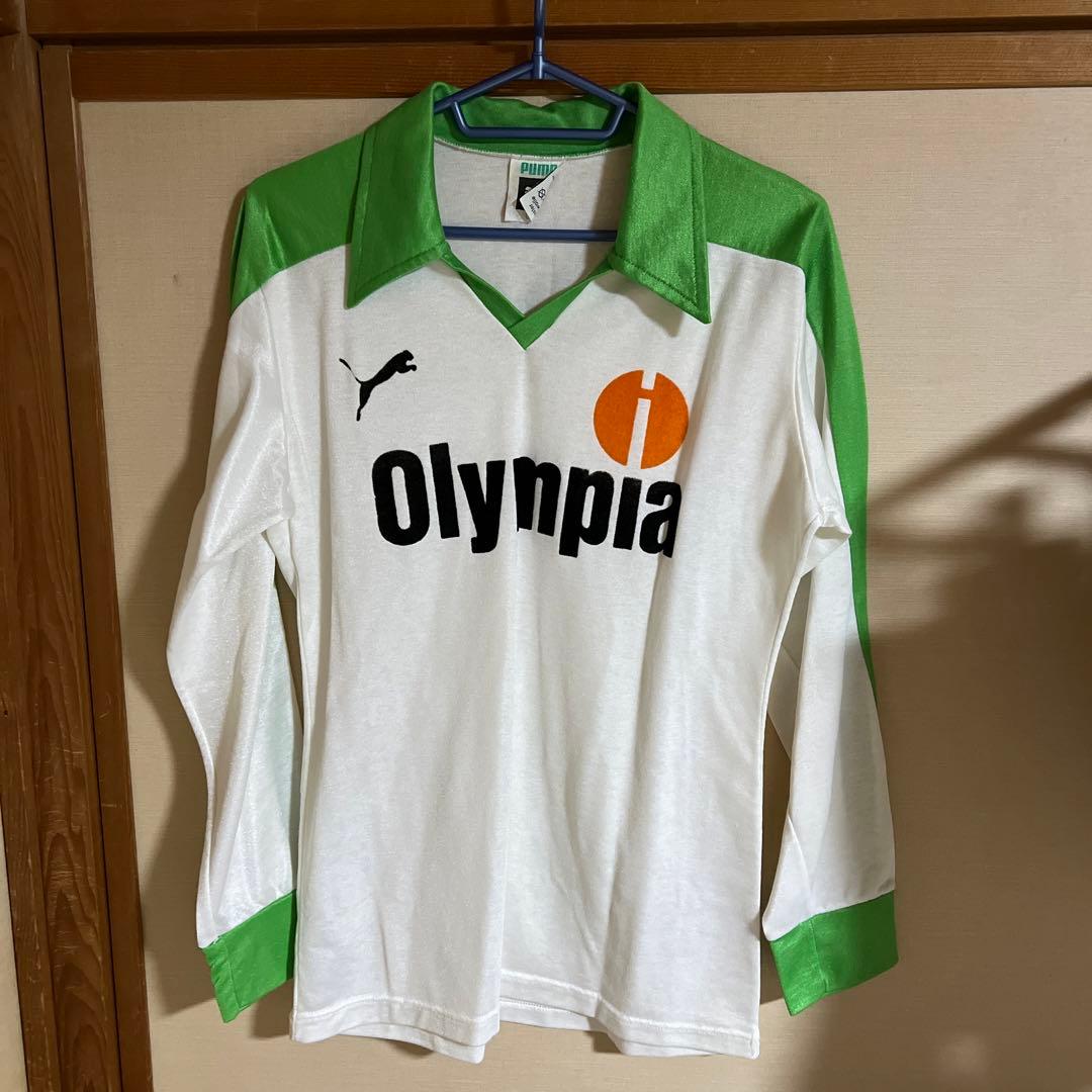ブレーメン　当時物ユニフォーム長袖　奥寺康彦在籍時　プーマ西ドイツ製検)横浜FC