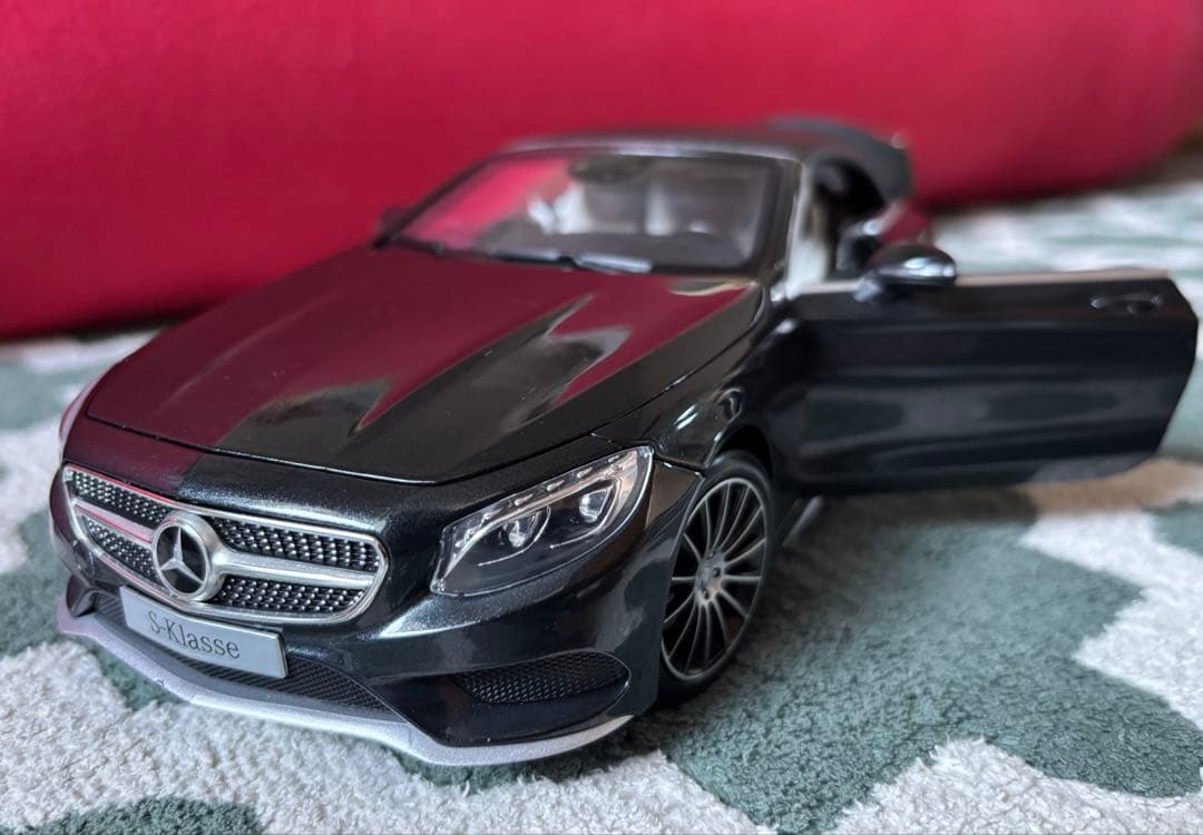 ノレブ 1/18 メルセデス ベンツ Sクラス カブリオレ 黒 ミニカー
