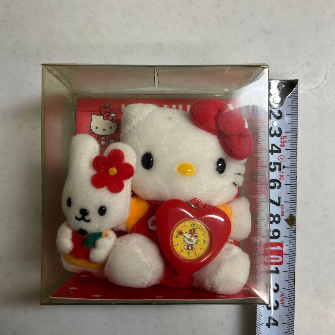 サンリオ☆ハローキティ☆ウォッチぬいぐるみ☆2000年当時物☆激レア