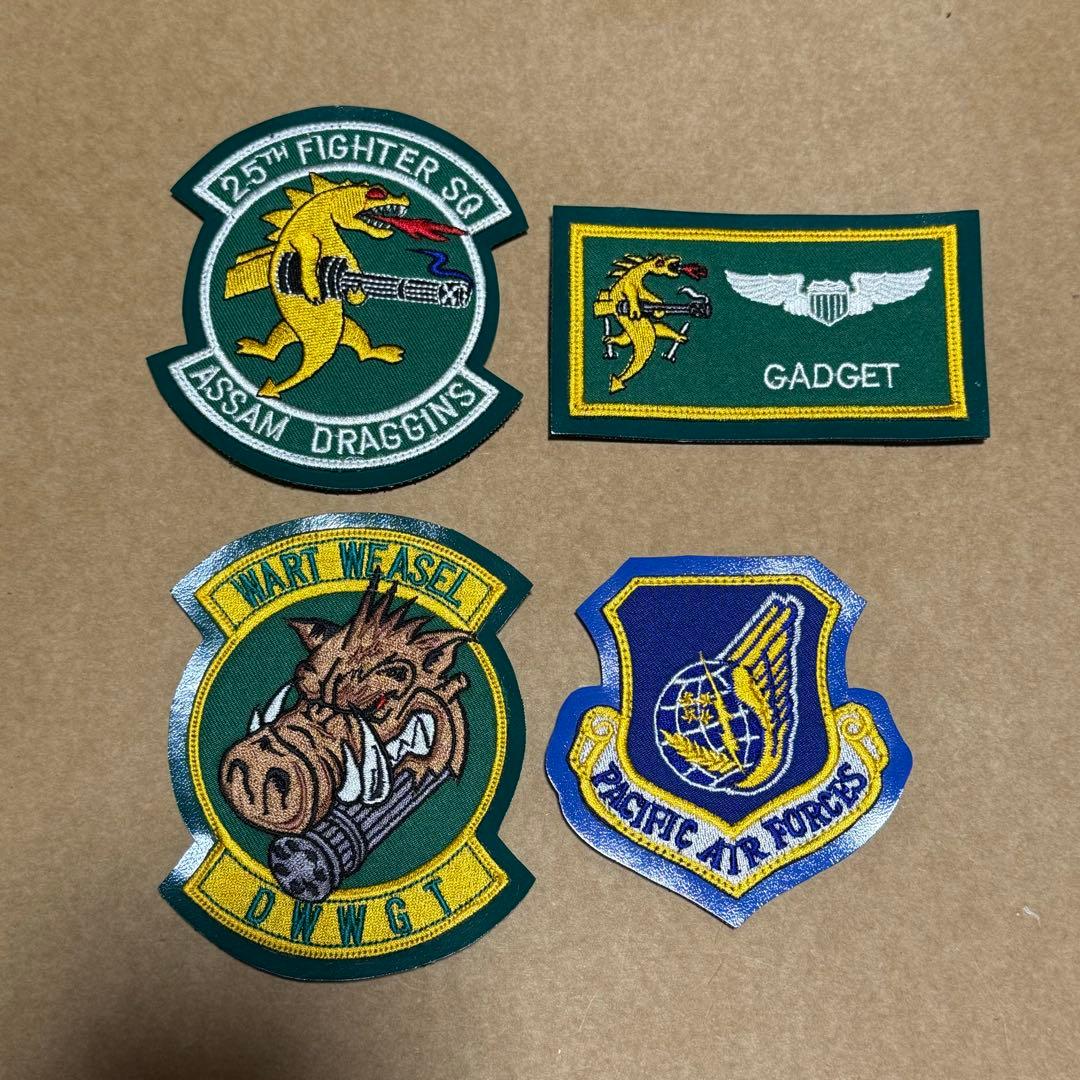 ミリタリー　ワッペン　米空軍 25戦闘飛行隊隊 25FSA-10 韓国