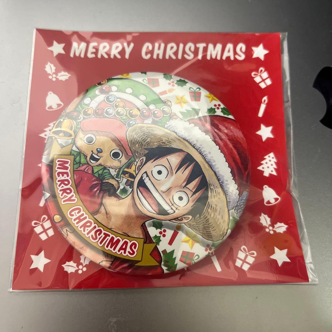 激レア　ワンピース クリスマス缶バッジ2018 ルフィ チョッパー