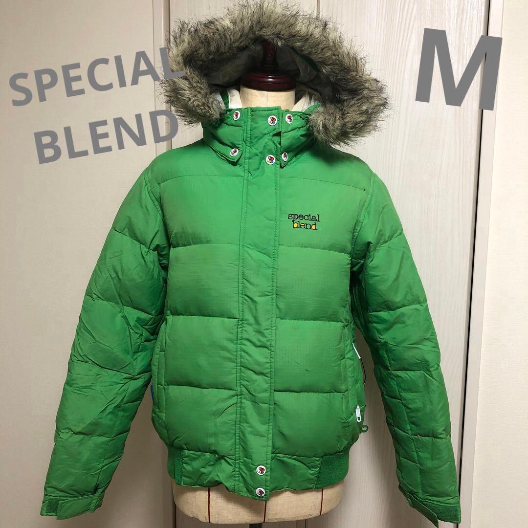 スペシャルブレンド ウェア ダウン グリーン レディース M L ショート