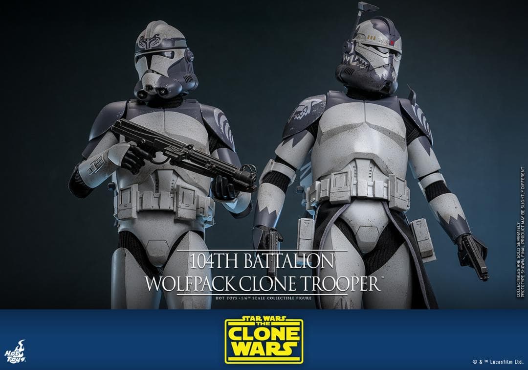 ホットトイズ スター・ウォーズ クローン・トルーパー ウルフパック TMS142