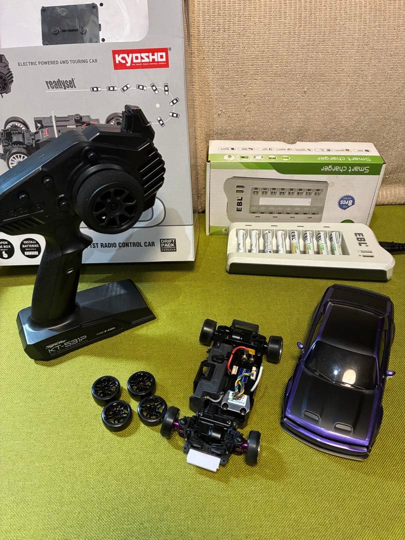 KYOSHO ミニッツAWDドッジ・チャレンジャー アルミホイール等カスタム