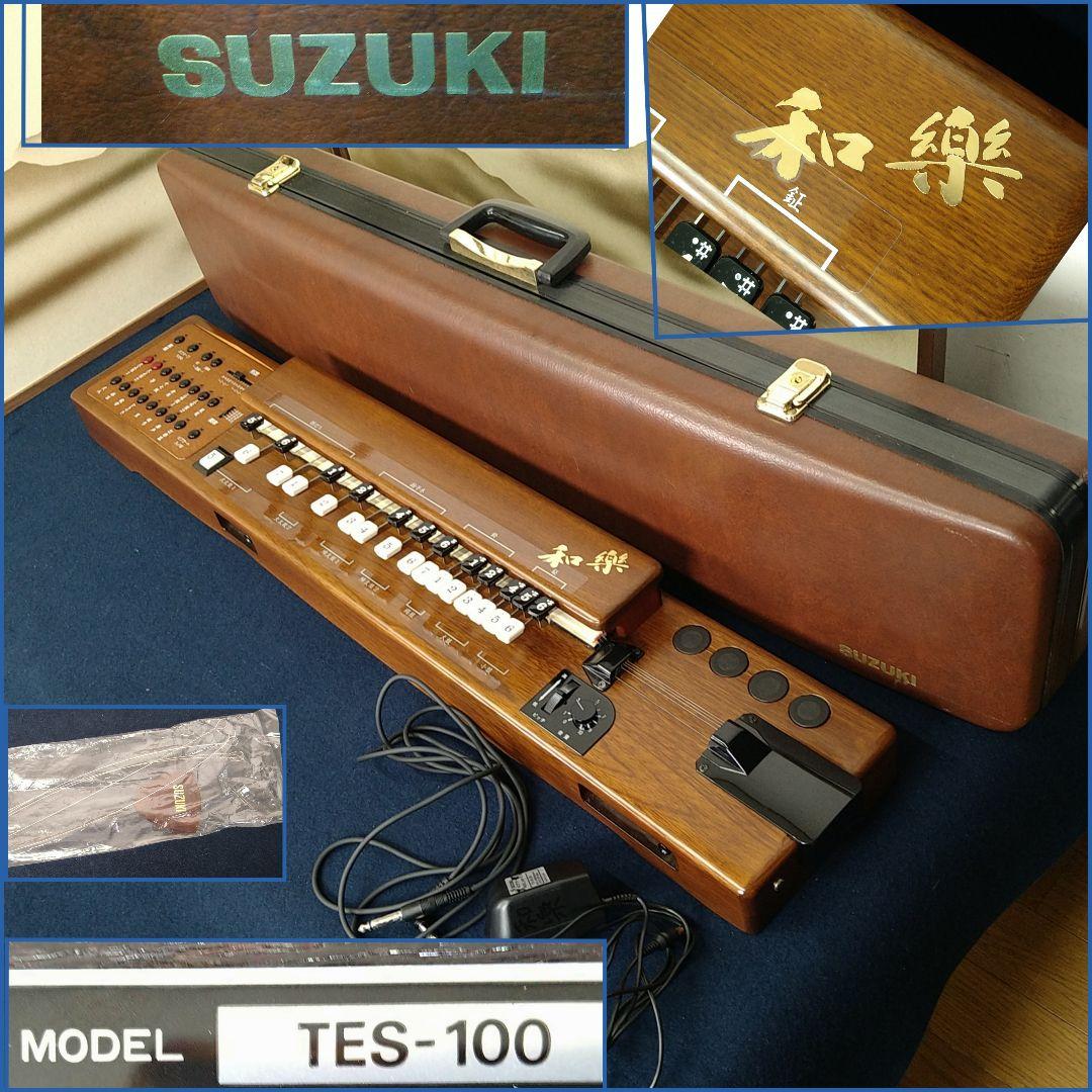AF3 電子大正琴TES-100 音出し確認済 アダプター出力線 他 ケース入