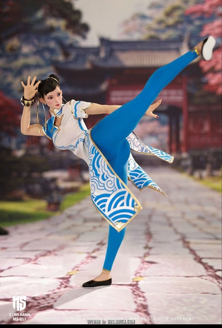 新品　1/6　チュンリー　アクションフィギュア　眼球可動　シームレス素体