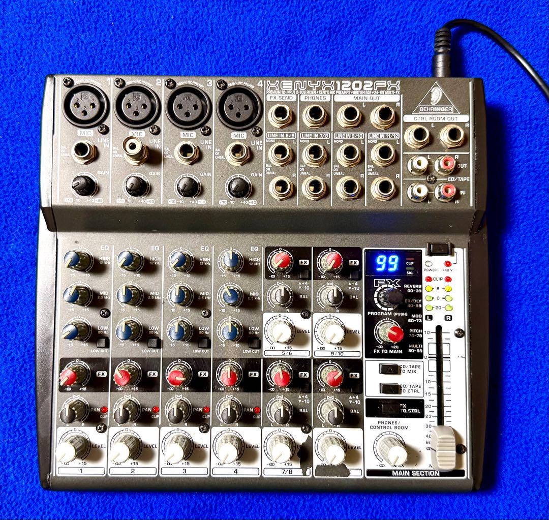 BEHRINGER XENYX 1202FX アナログミキサー 動作確認済