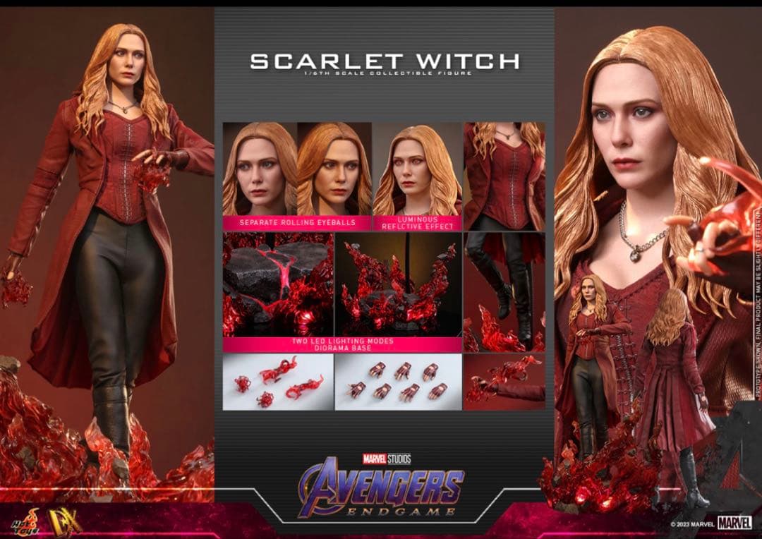 ホットトイズ 1/6アベンジャーズ エンドゲーム スカーレットウィッチ DX35