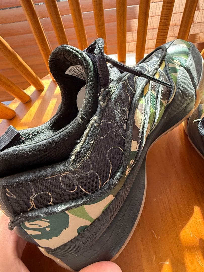 BAPE adidas DAME9カモフラージュ バスケットボールシューズ