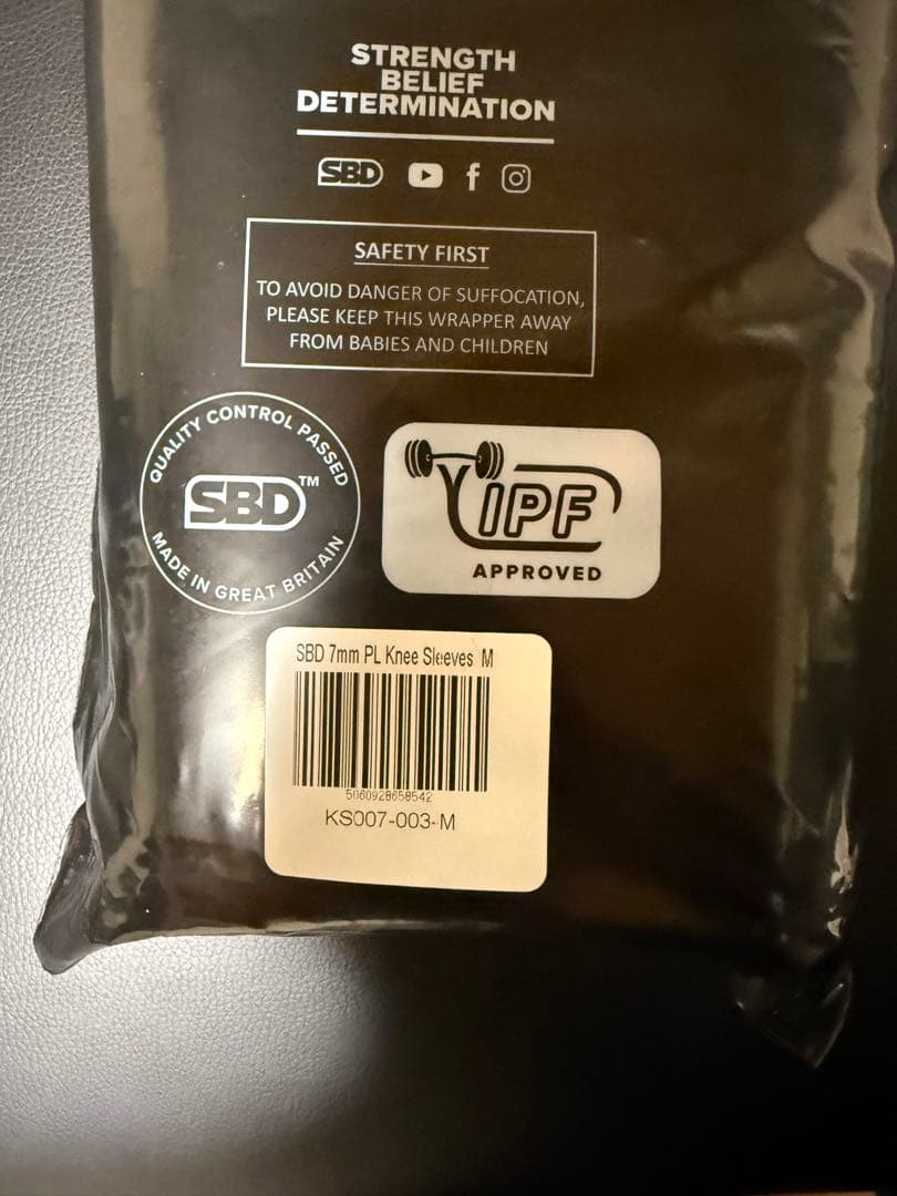 SBD パワーリフティング　ニースリーブ　Mサイズ