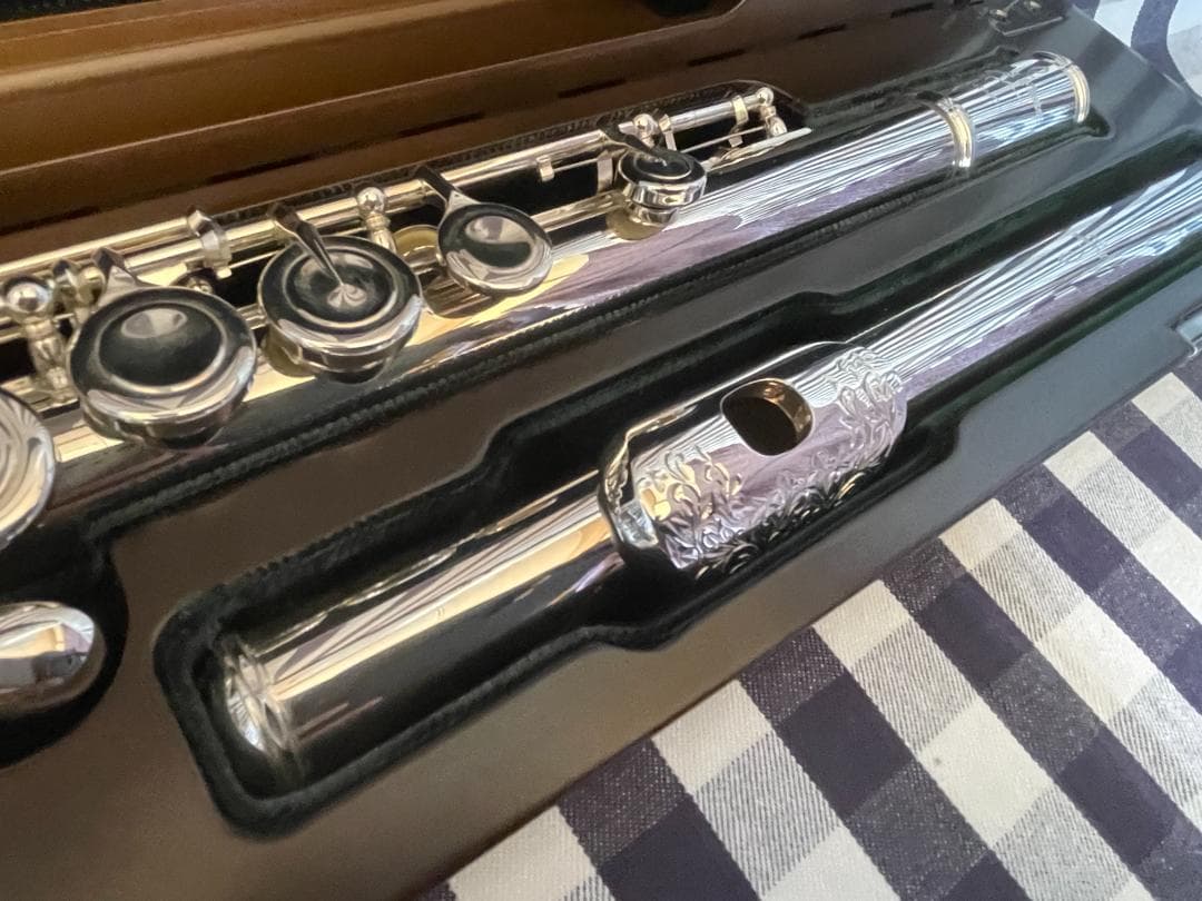パールフルート Dolce Primo 頭部管Ag970彫刻入り 美品！