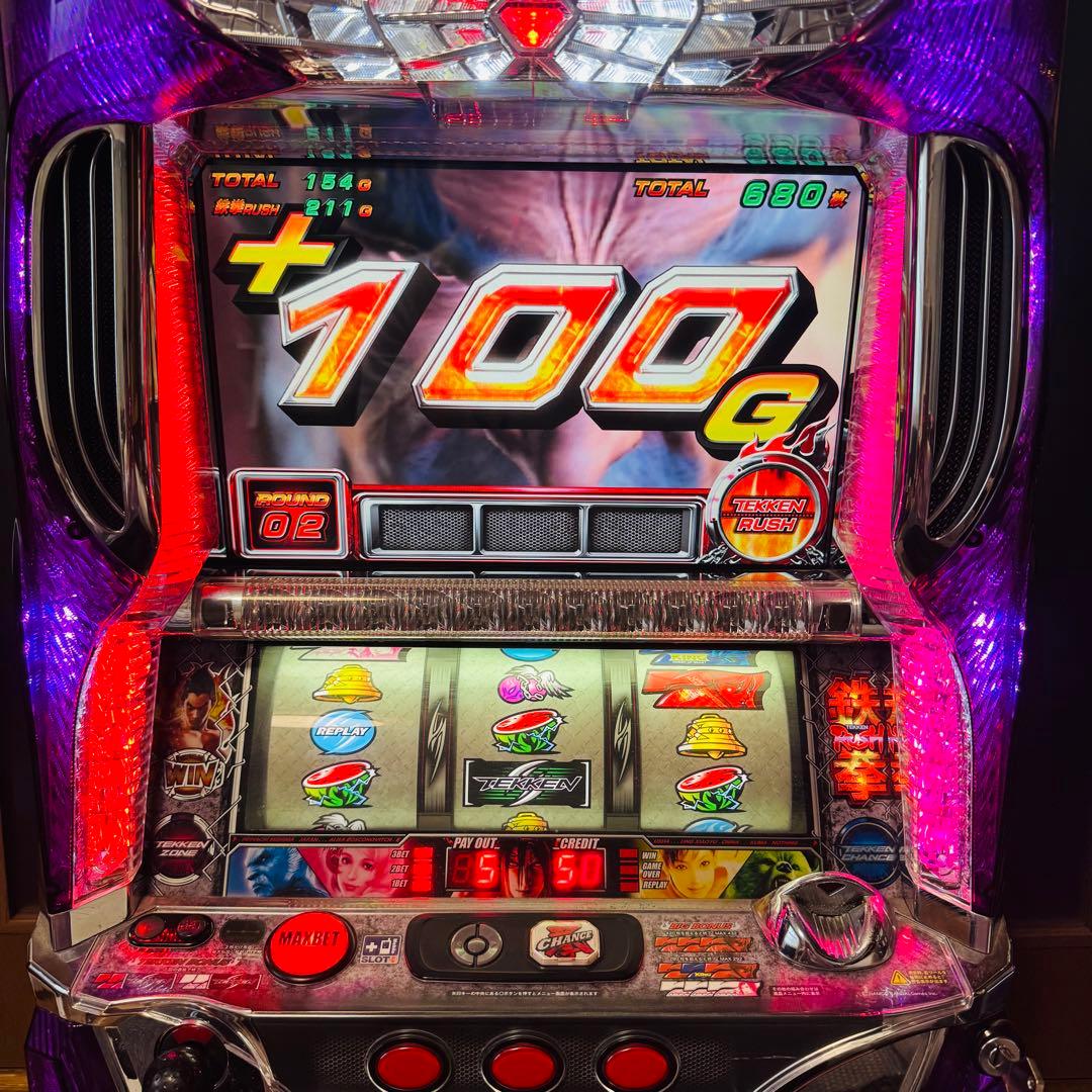 名機！ 鉄拳2nd パチスロ機 不要 無段階ボリューム付き