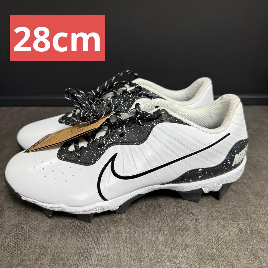 NIKE ポイント スパイク 白 野球 アルファ ハラチ キーストーン ホワイト