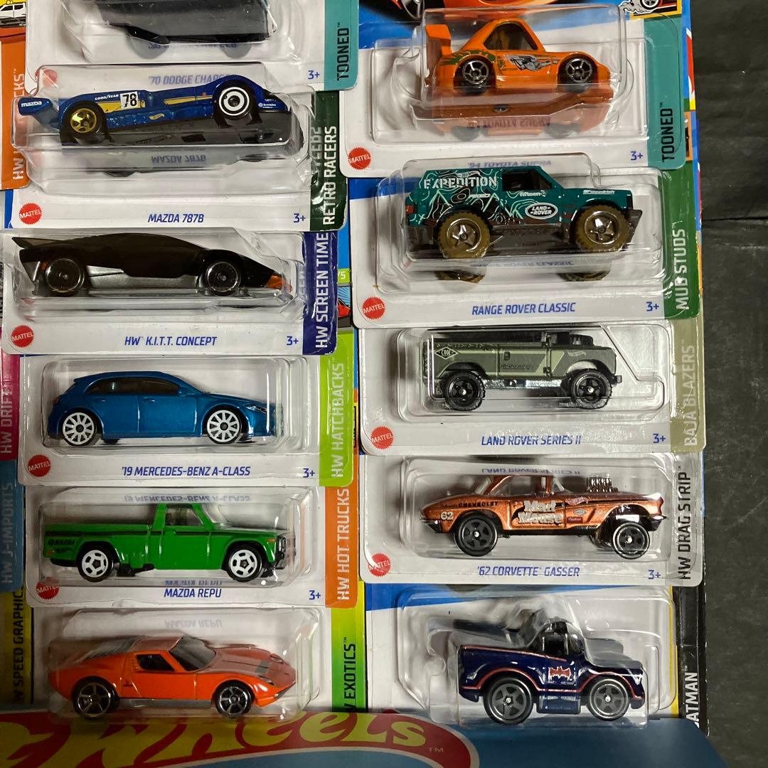ホットウィール⭐️ロゴサインライト⚡️ベーシック国産外車色々❗️新品未開封16台セット