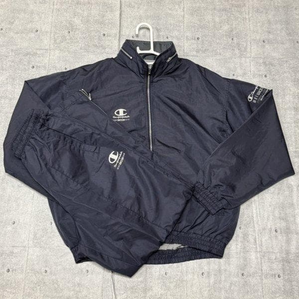 美品 00s Champion ウインドブレーカー セットアップ チャンピオン