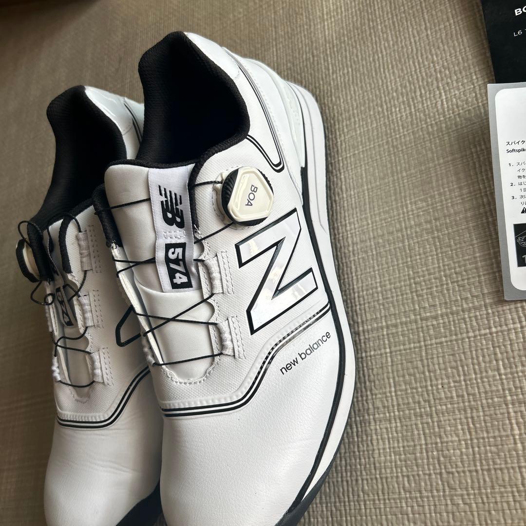 new balance 574 ゴルフシューズ BOAシステム搭載