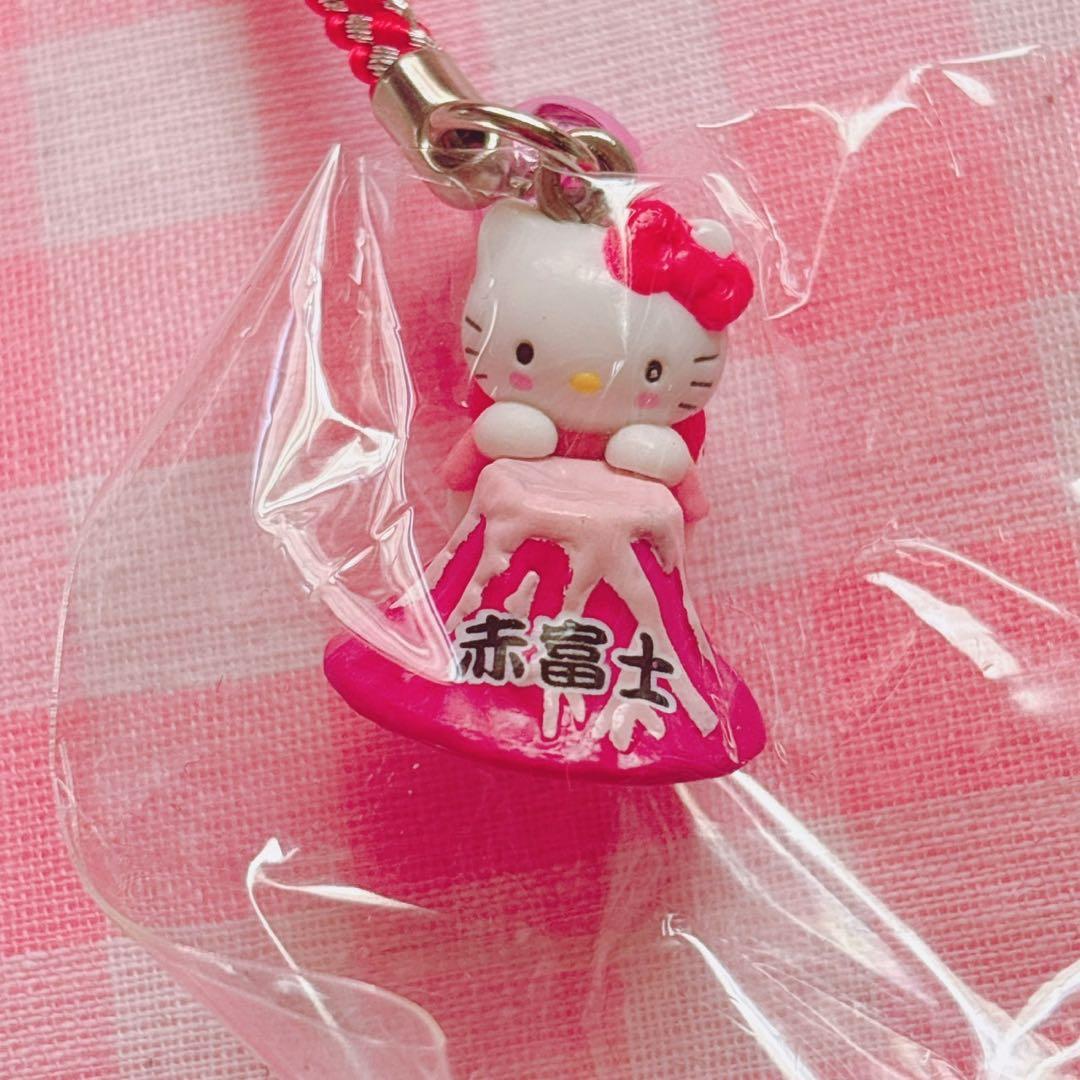 ♡ 激レア 希少 ハローキティ kitty スイーツ ご当地 根付け 赤富士 ♡