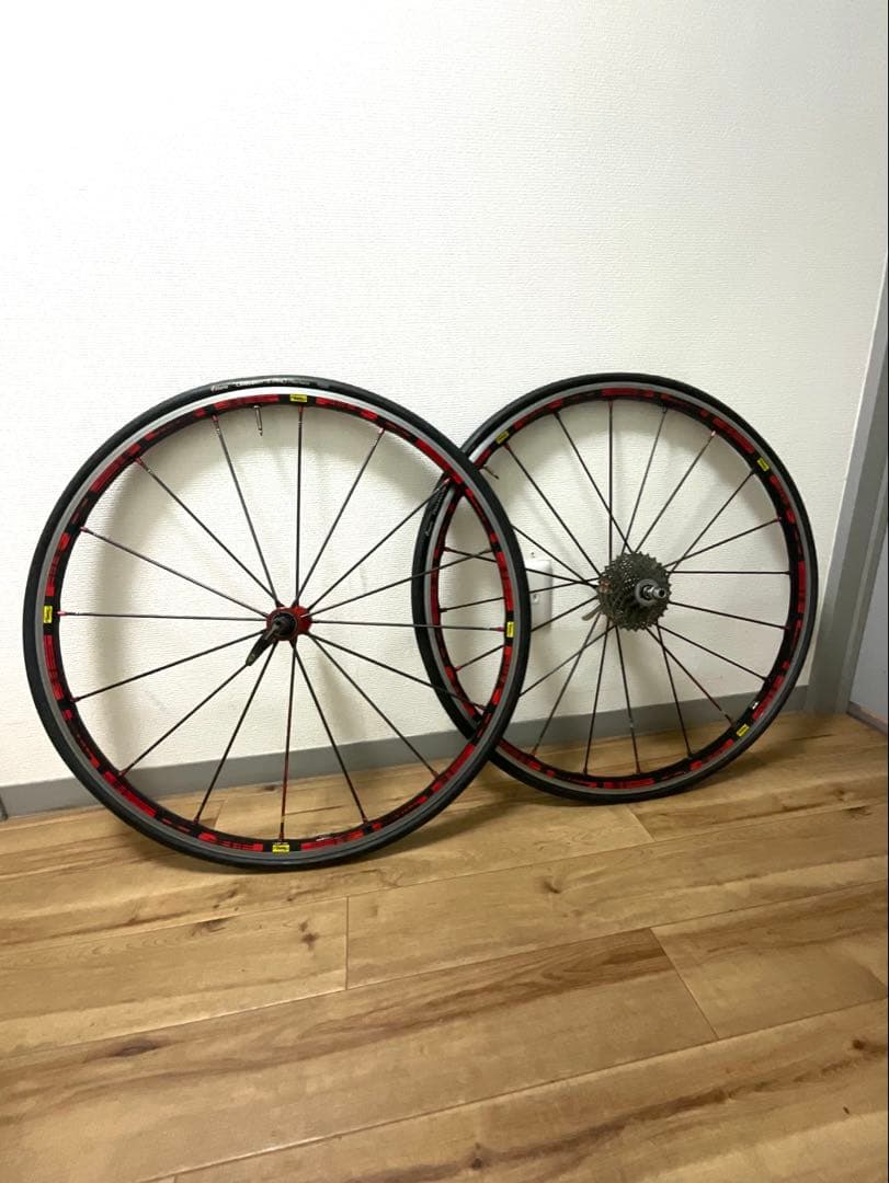 Mavic R-Sys レッド　カーボンスポーク　ホイール