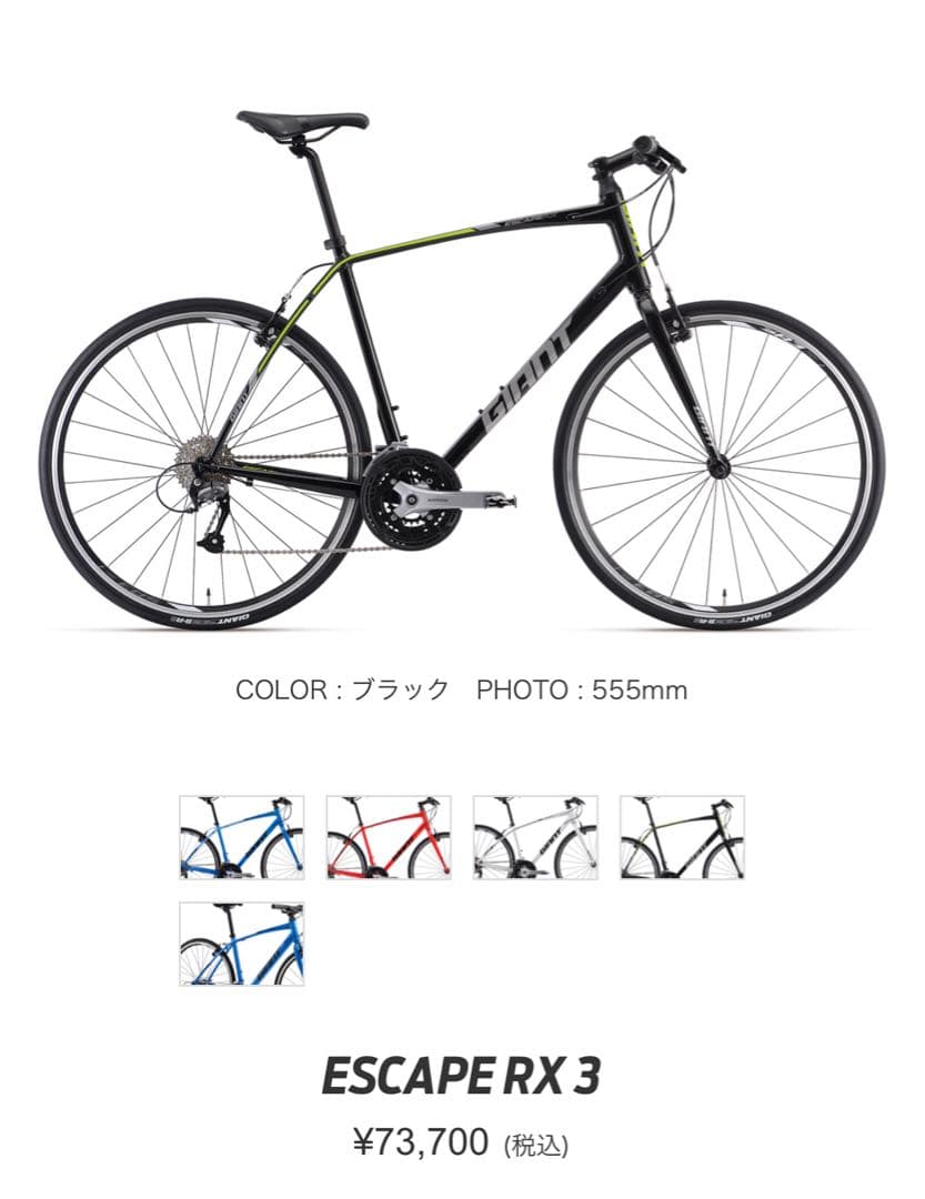 【福岡引取限定】GIANT ESCAPE RX 3