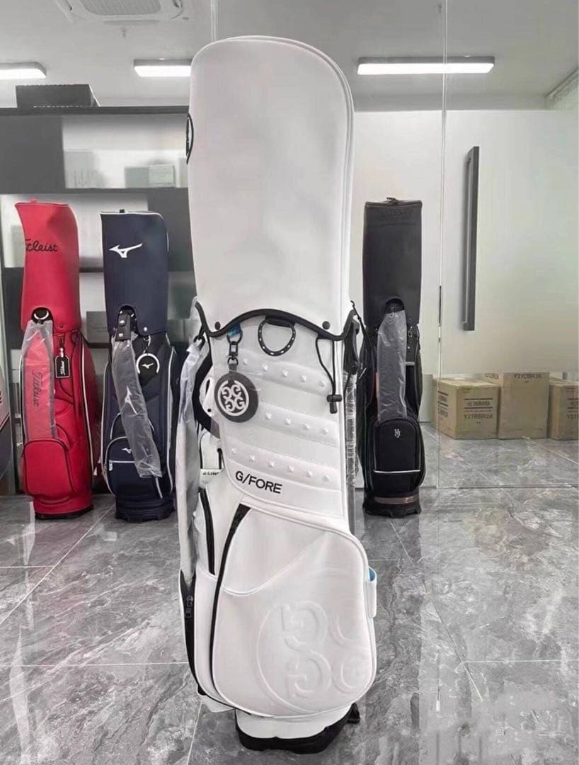 新品　ジーフォアG/FORE  キャディバッグ　白