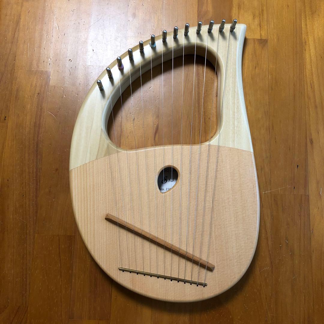 【美品】三創 13弦ライアー