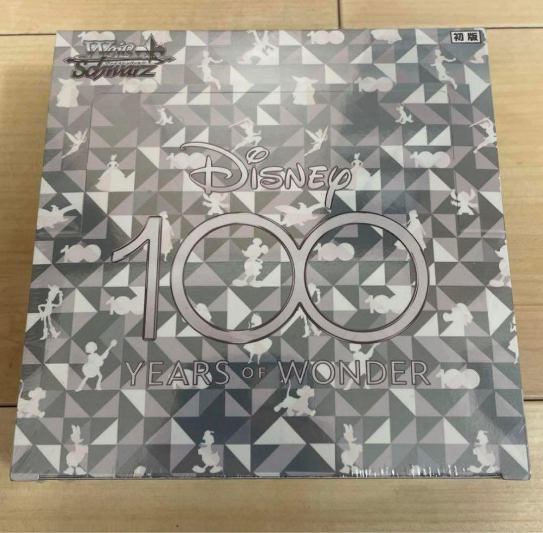 ヴァイスシュヴァルツ　ディズニー100　初版　1BOX シュリンク付き