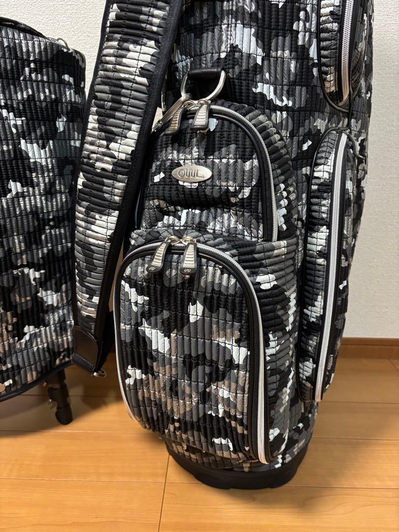 オウル OUUL キャディバッグ シルバークラシックカモフラージュ　美品