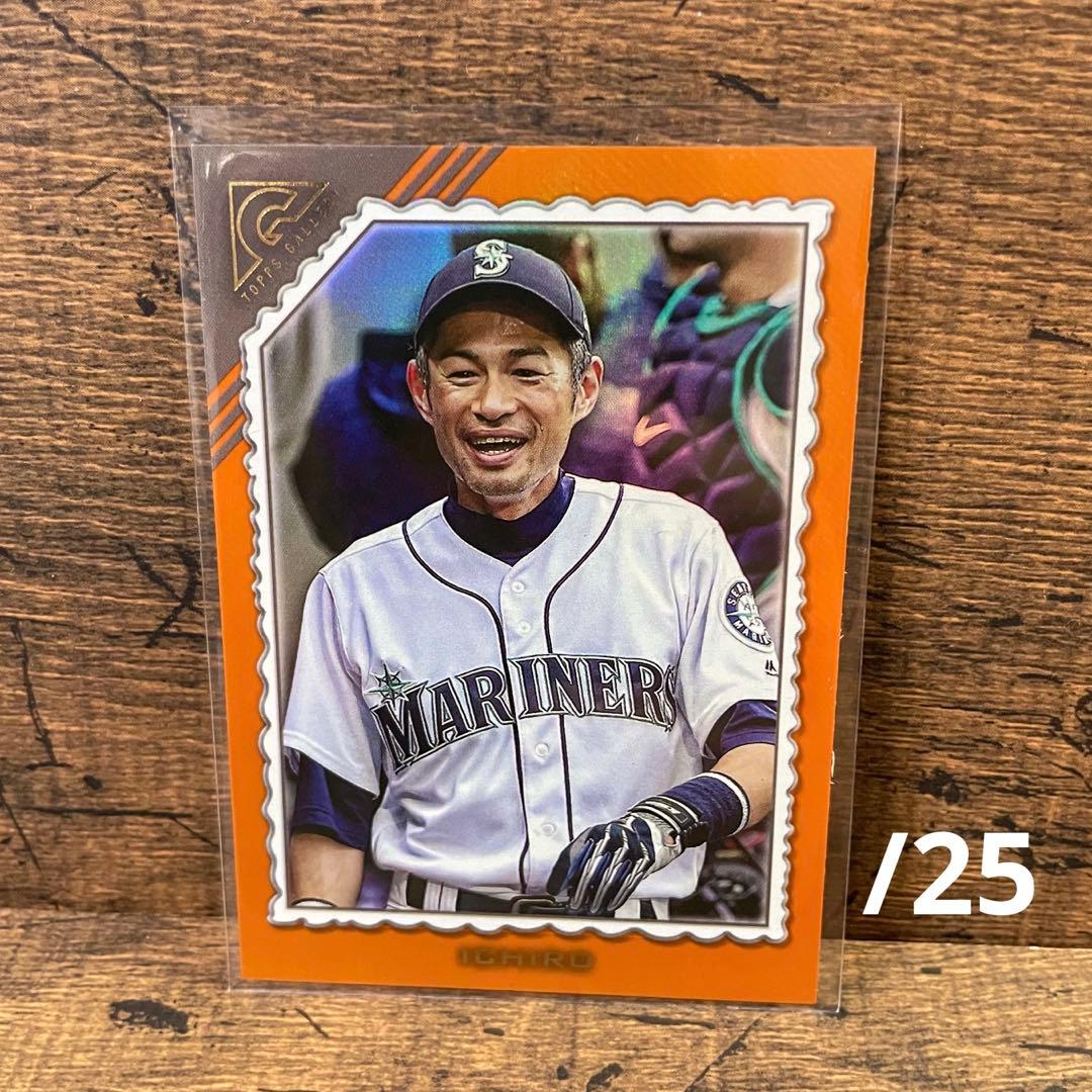 イチロー 世界25枚限定 オレンジパラレル トップスギャラリー