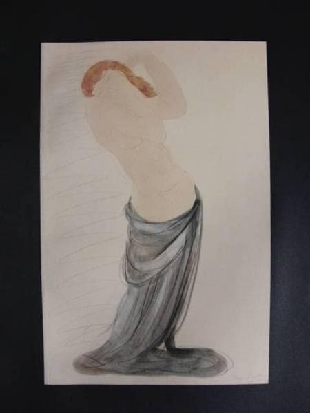 ロダン、立てる裸婦１、限定1000部、希少画集画、高級額装、状態良好