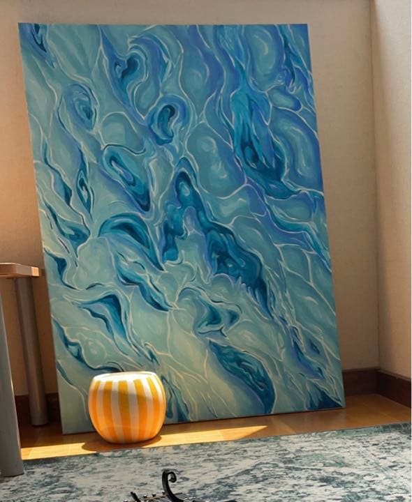 絵画　WAVE