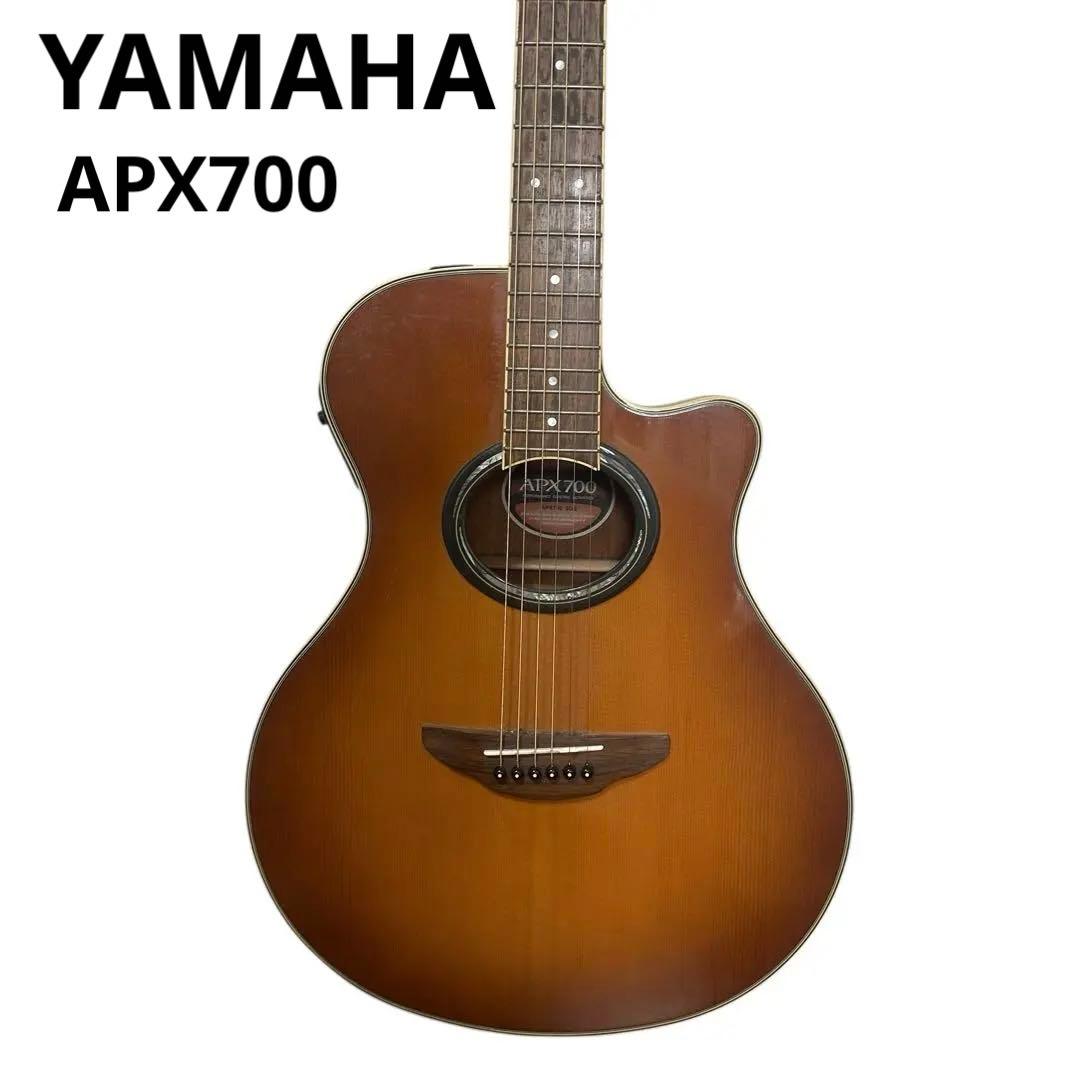 酒楽亭 冬弥⭐️ ヤマハAPX700 エレアコ ナチュラル色　ケース付き