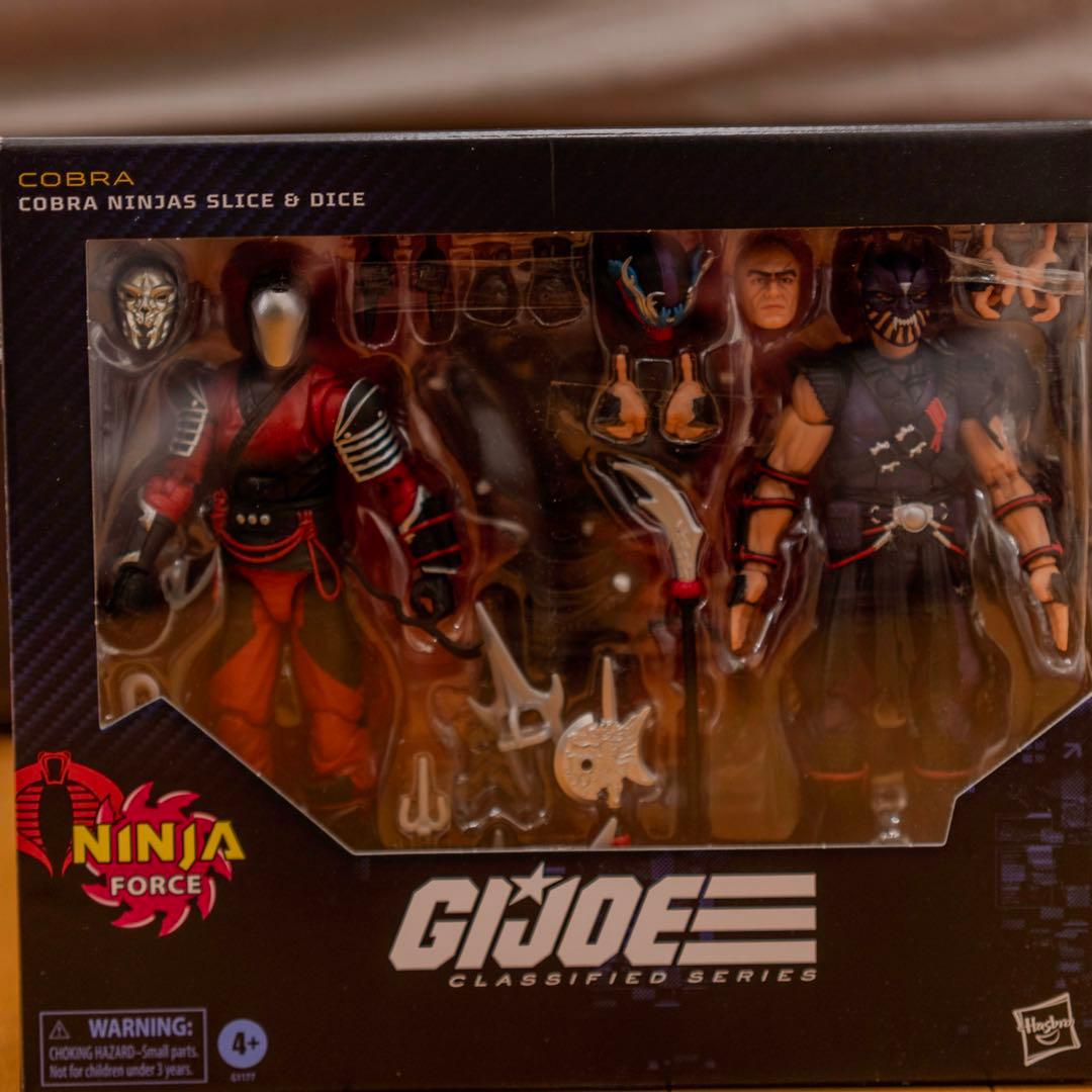 ハズブロ GIジョー コブラ ニンジャフォース ニンジャ スライス & ダイス