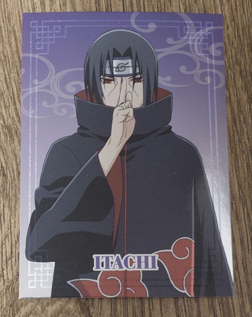 NARUTO ナルト 疾風伝 エッチングカード うちはイタチ 希少