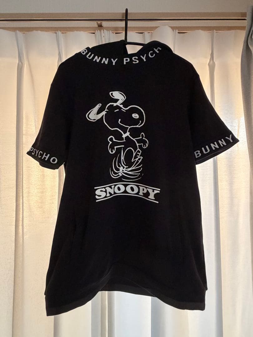 PEANUTS × Psycho Bunny コラボ 半袖フーディ