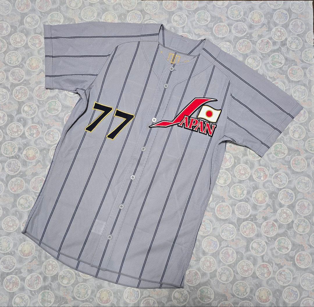 (希少)２００８年北京五輪星野仙一日本代表レプリカユニホーム美品サイズ(Ｌ-Ｏ)