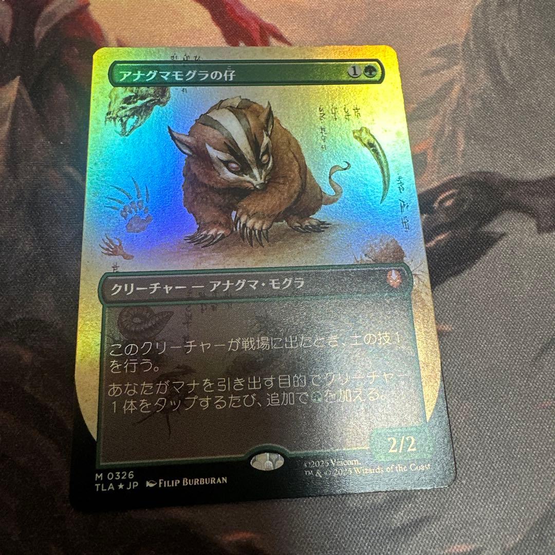 MTG【ボーダーレス】アナグマモグラの仔【Foil】